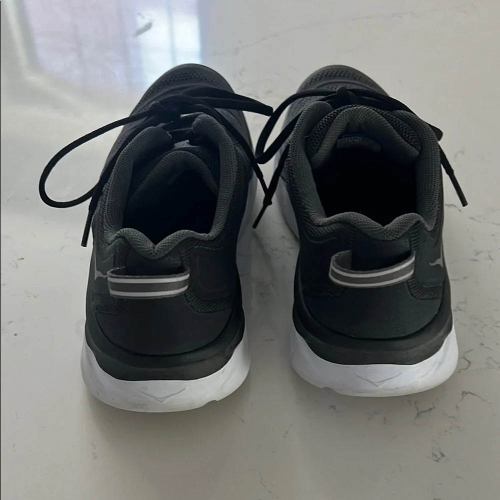 Hoka Black and White Athletic Shoes - Picture 4 of 6